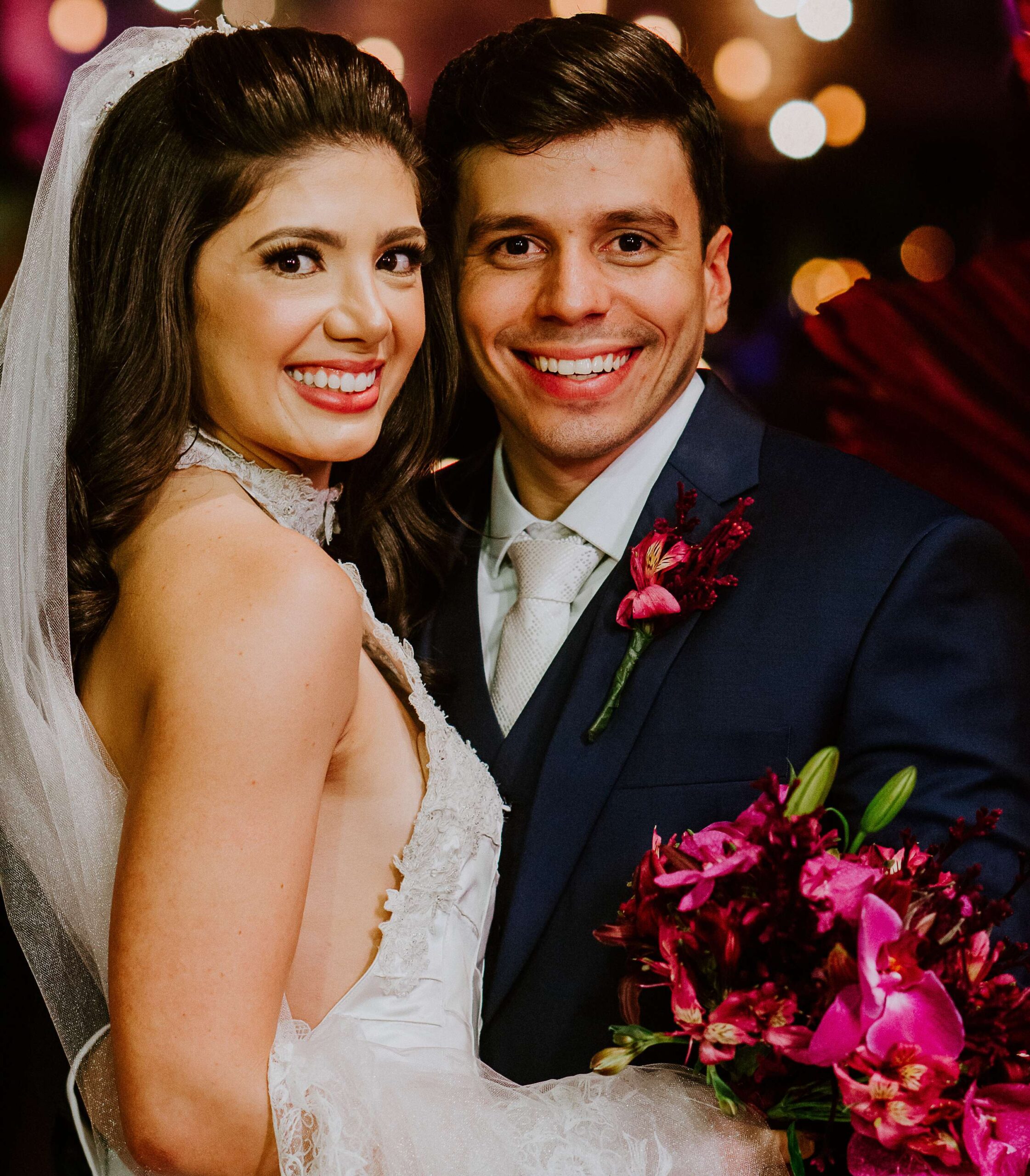 Confira as fotos do enlace de Camille Bezerra e Edmar Feitosa