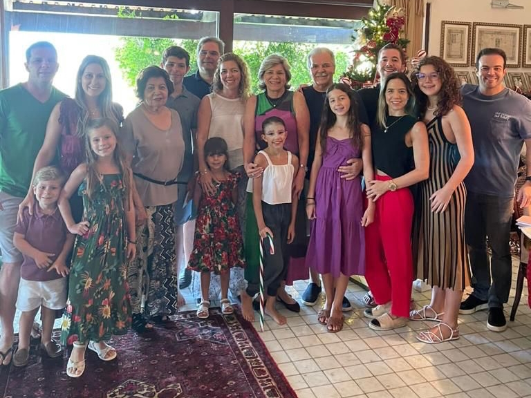 Família Rolim celebra Natal antecipado