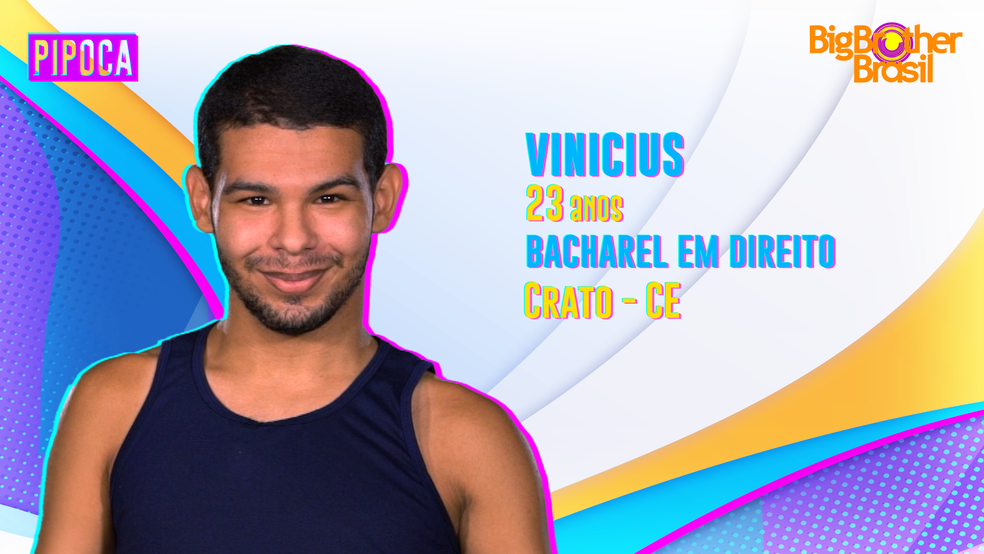 Conheça Vinícius, participante cearense do BBB 22