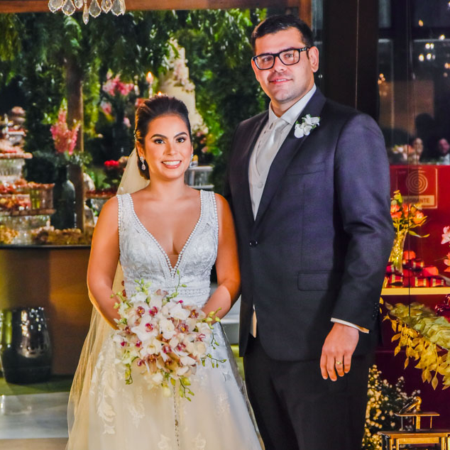 Ingrid Freitas e Daniel Rocha se casam na Igreja do Líbano