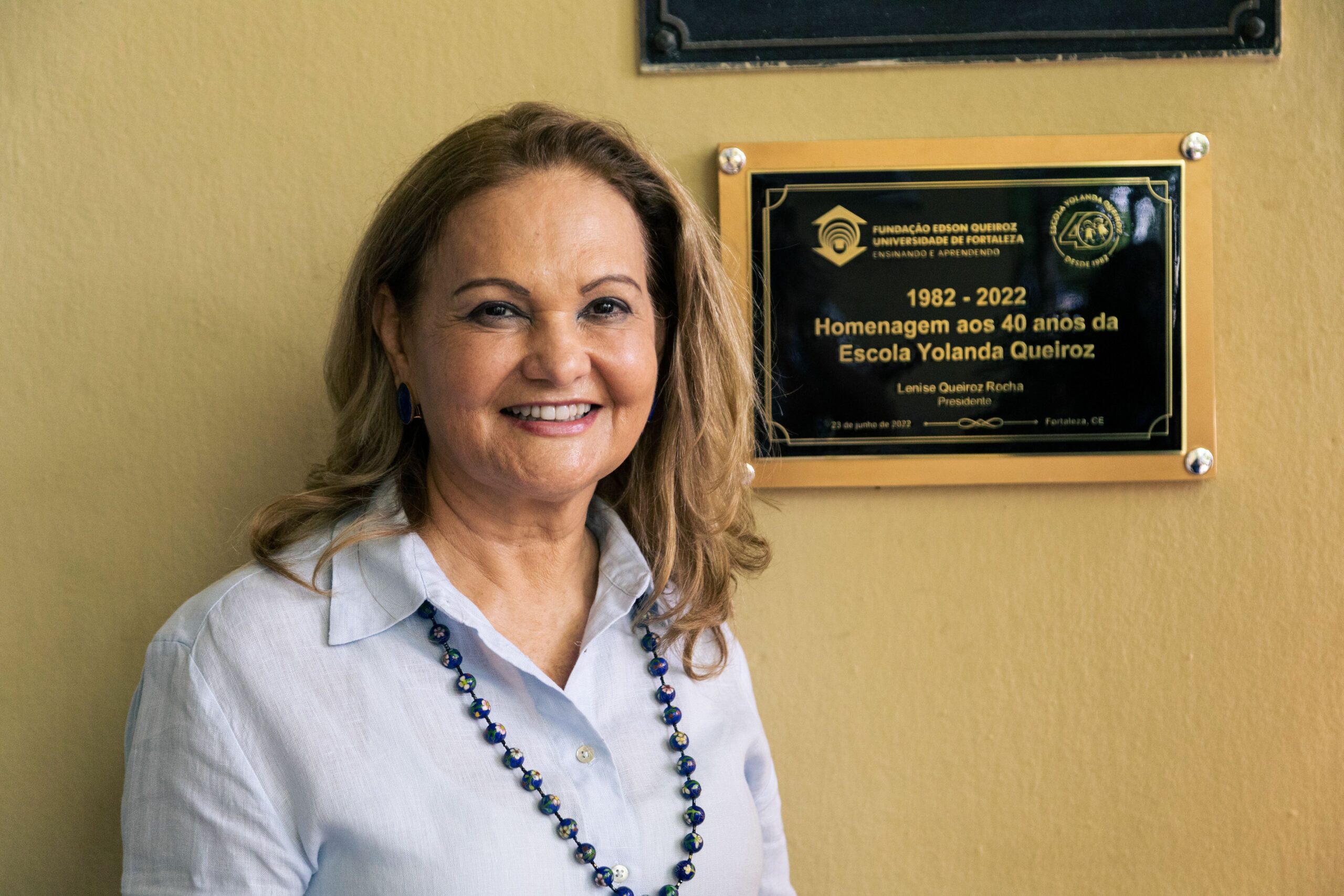 Lenise Queiroz é anfitriã do aniversário de 40 anos da Escola Yolanda Queiroz