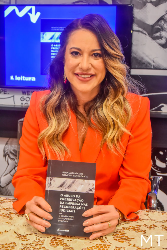 Renata Oliveira lança livro sobre recuperações judiciais na Leitura do RioMar Fortaleza