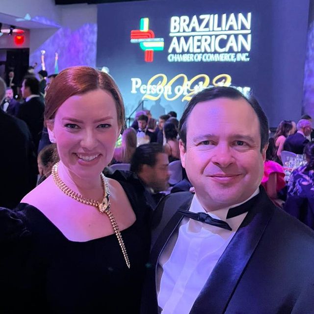 Igor Queiroz Barroso e Aline Félix participam de evento empresarial em Nova Iorque