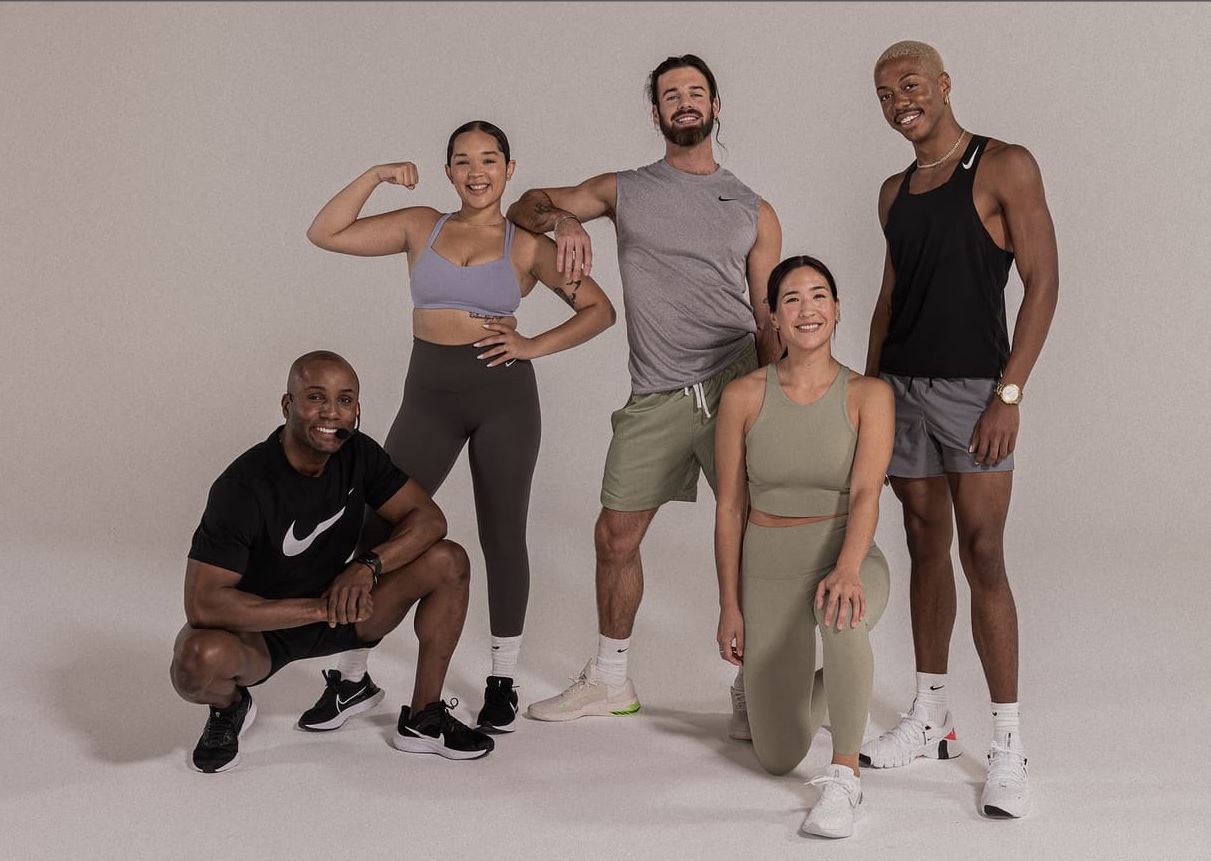 Nike anuncia lançamento de rede de academias com treinos presenciais e online