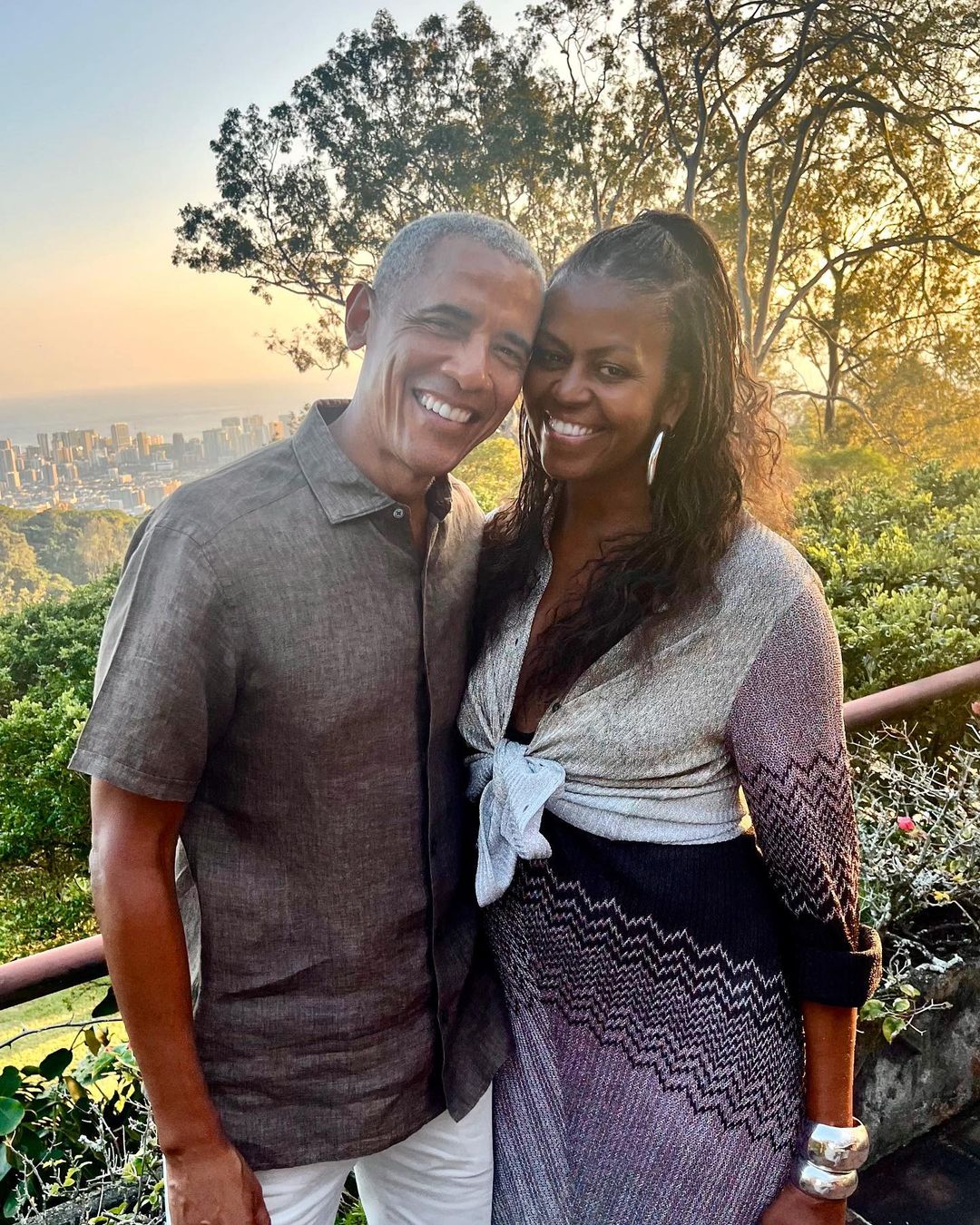 Michelle Obama comemora 31 anos de casamento com Barack Obama