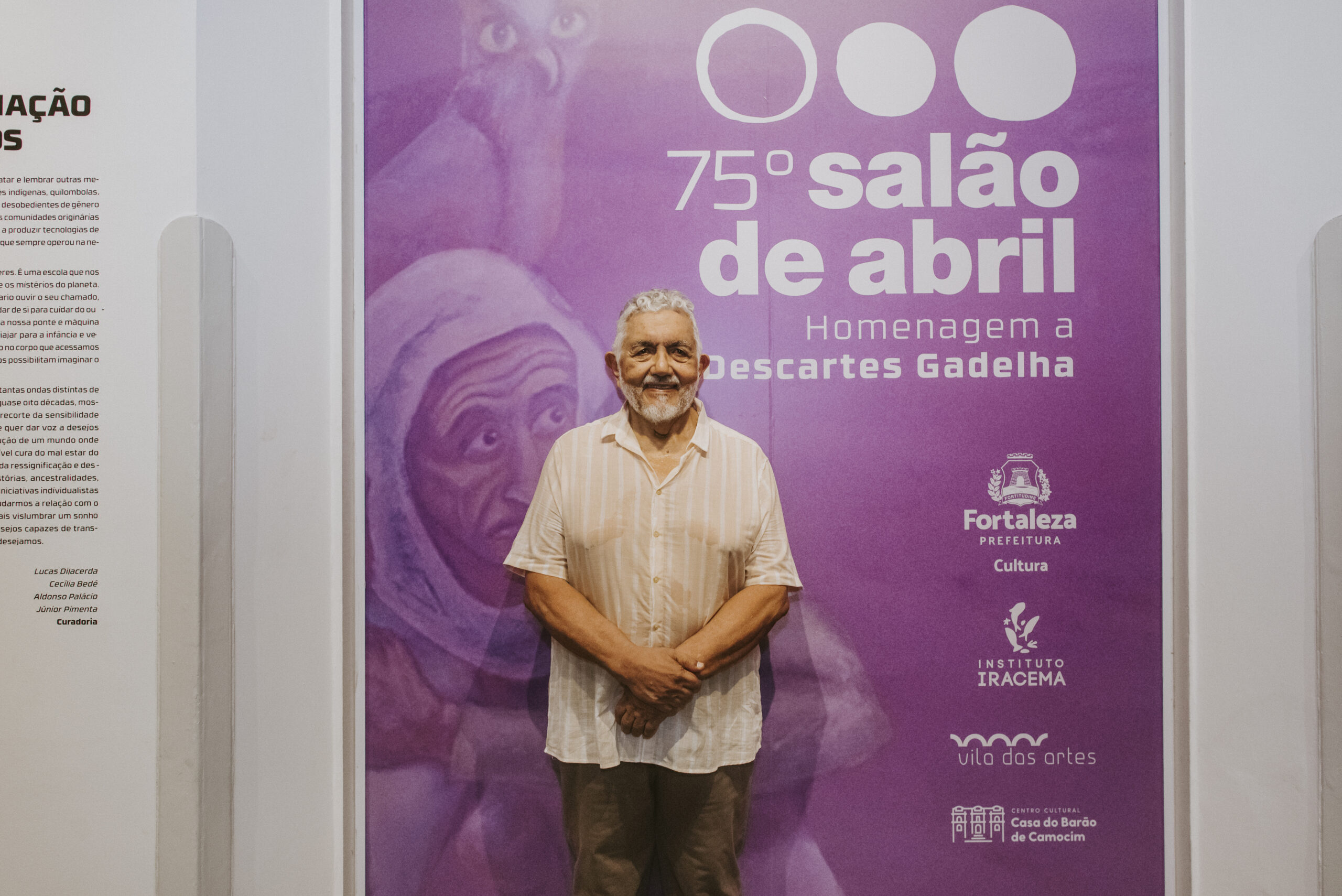 Homenageando o artista Descartes Gadelha, 75º Salão de Abril é inaugurado em Fortaleza