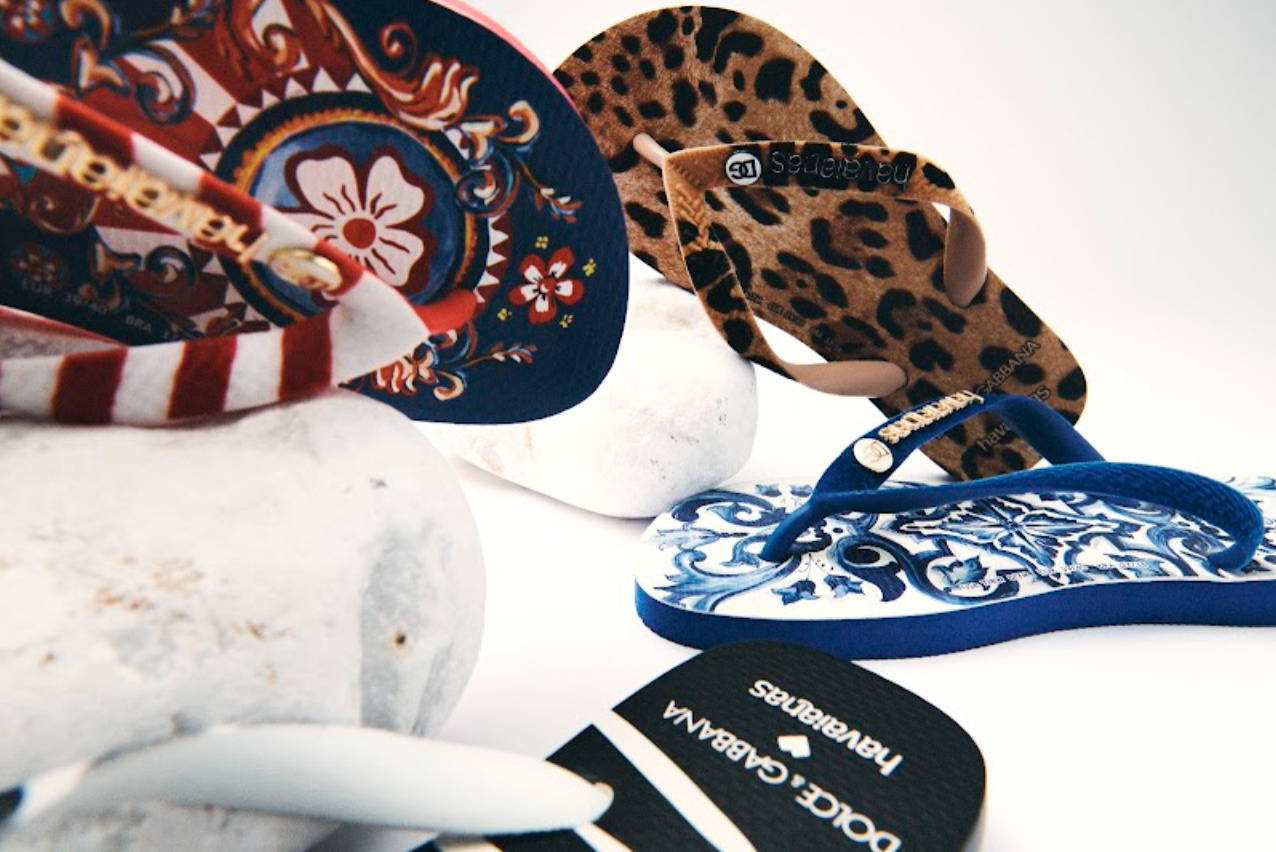 Havaianas e Dolce & Gabbana: veja preço dos chinelos da collab