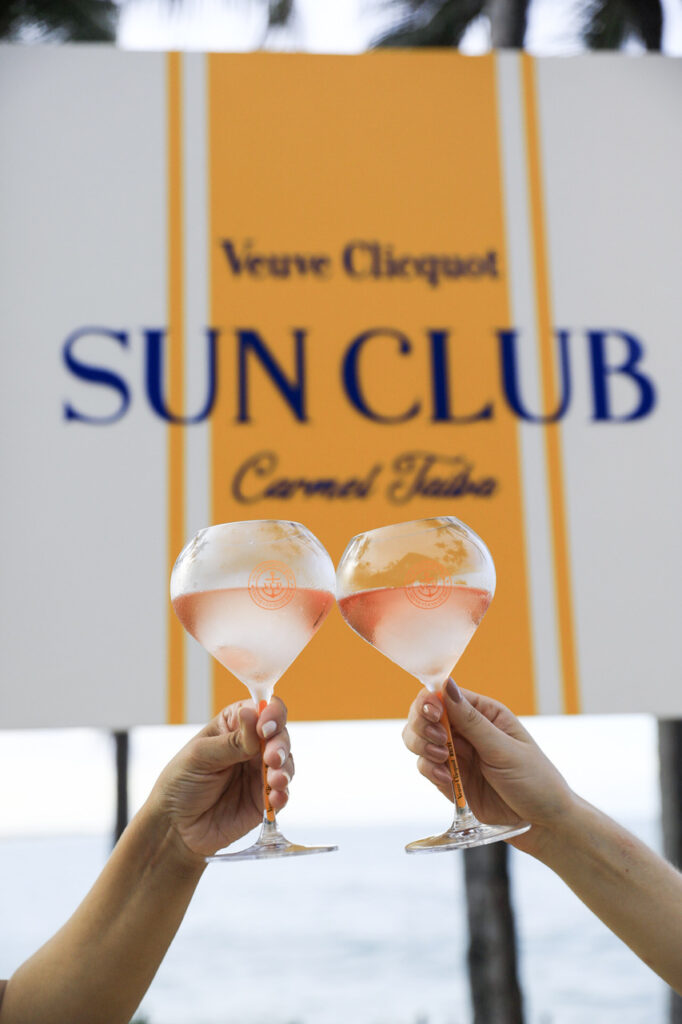 Veuve Clicquot inaugura primeiro Sun Club do Brasil no Carmel Taíba, no Ceará