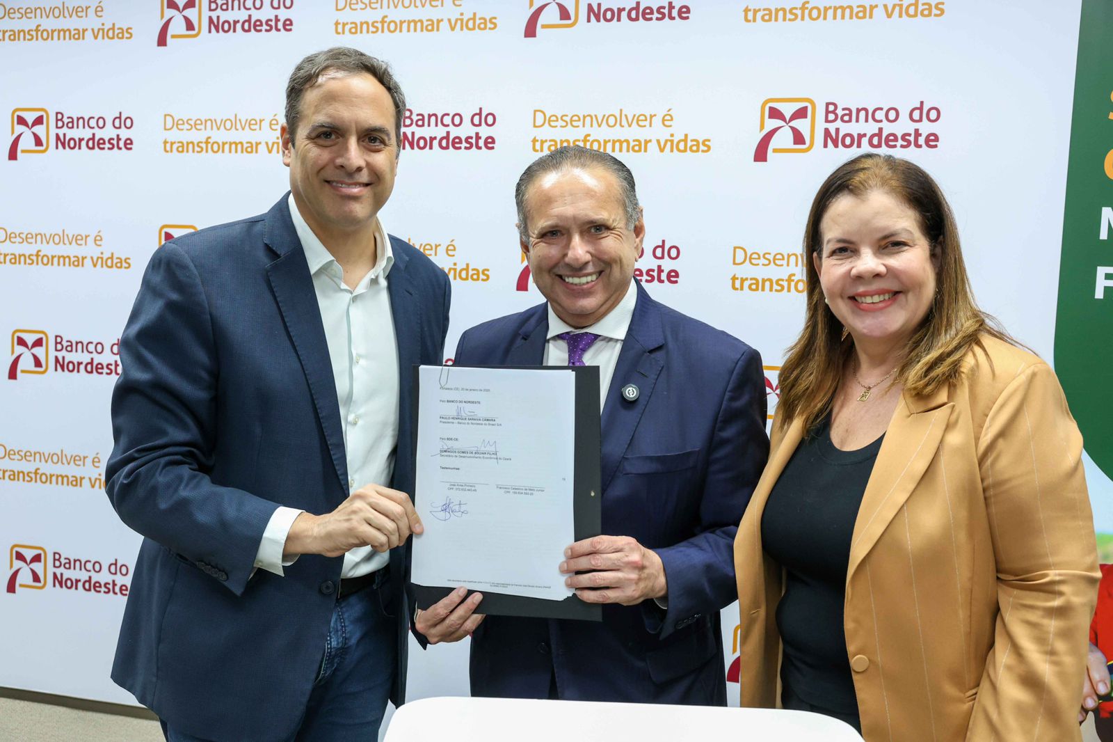 BNB e SDE assinam acordo de cooperação para atrair investimentos no Ceará