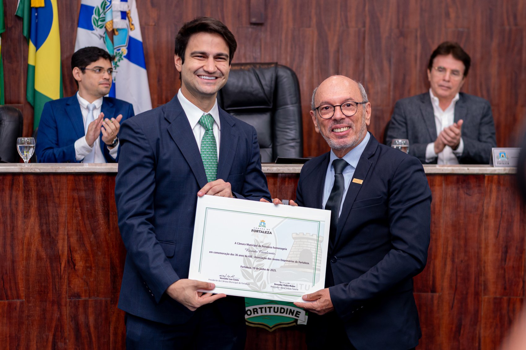 FIEC recebe homenagem em solenidade na Câmara Municipal