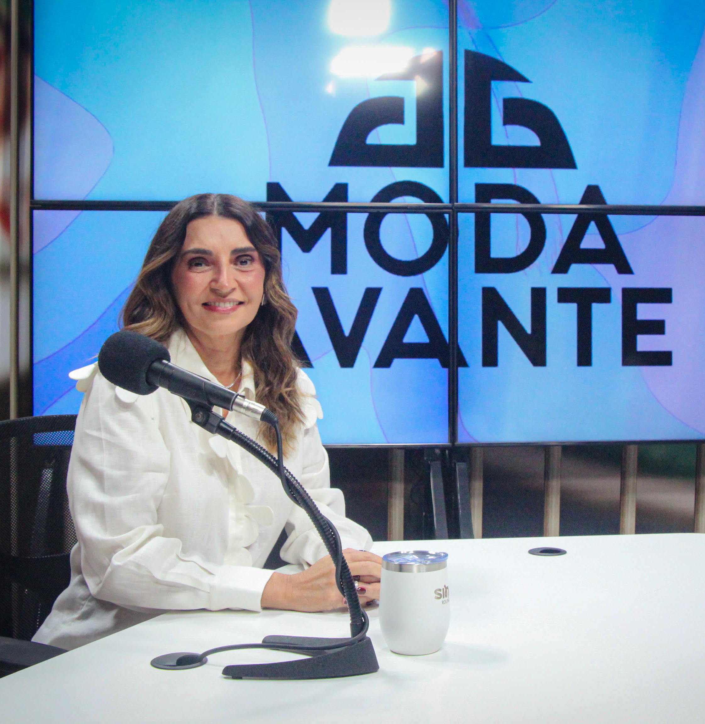 Márcia Travessoni é entrevistada no programa Moda Avante