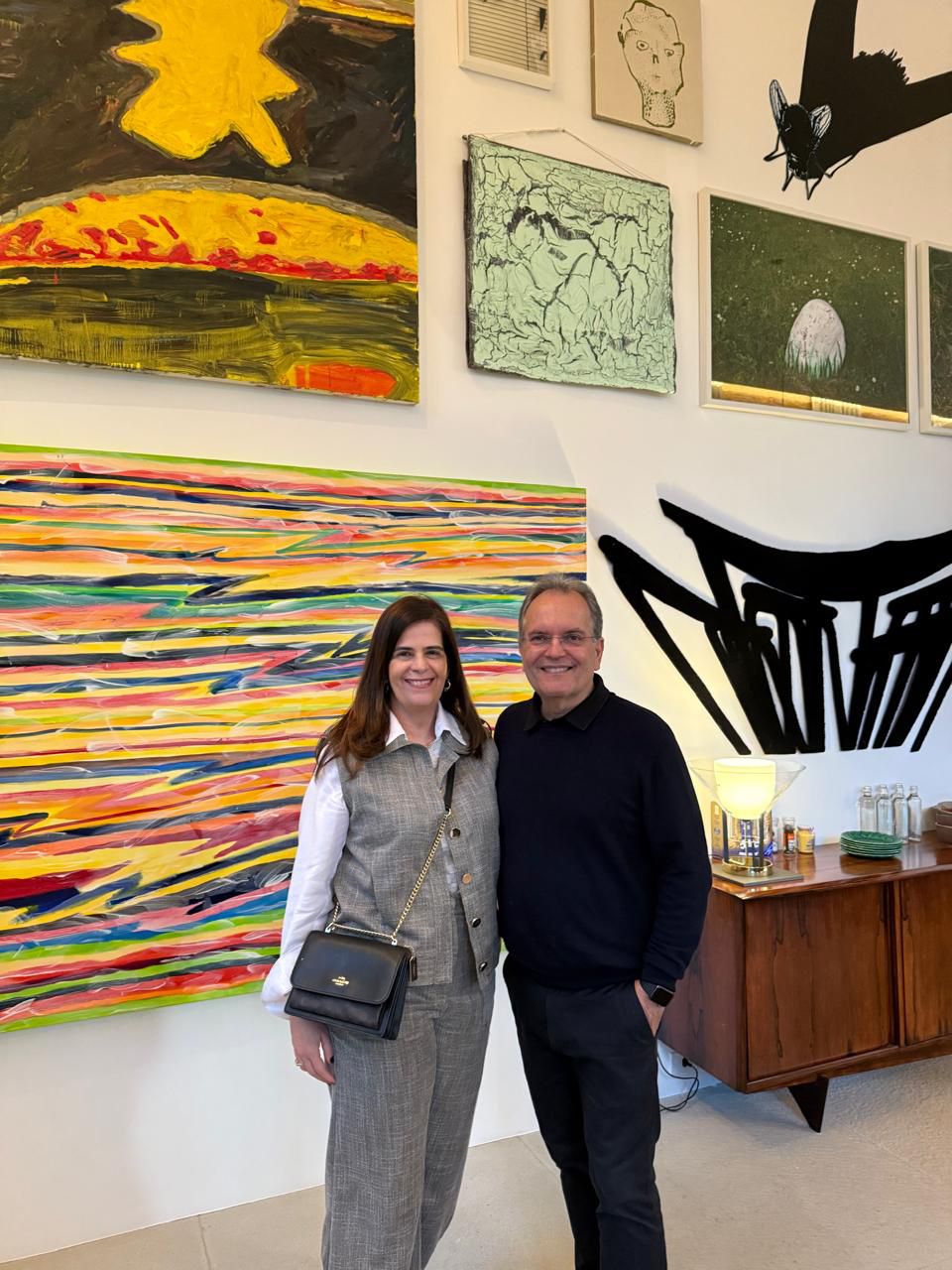 Inês Sobreira e Ricardo Braga visitam a CasaCor São Paulo 2025