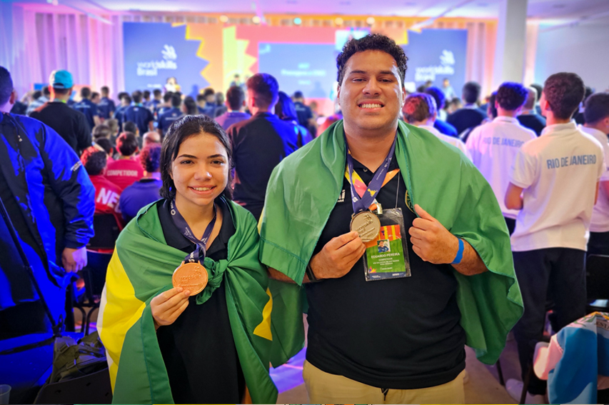 SENAI Ceará conquista medalhas na WorldSkills Brasil 2025
