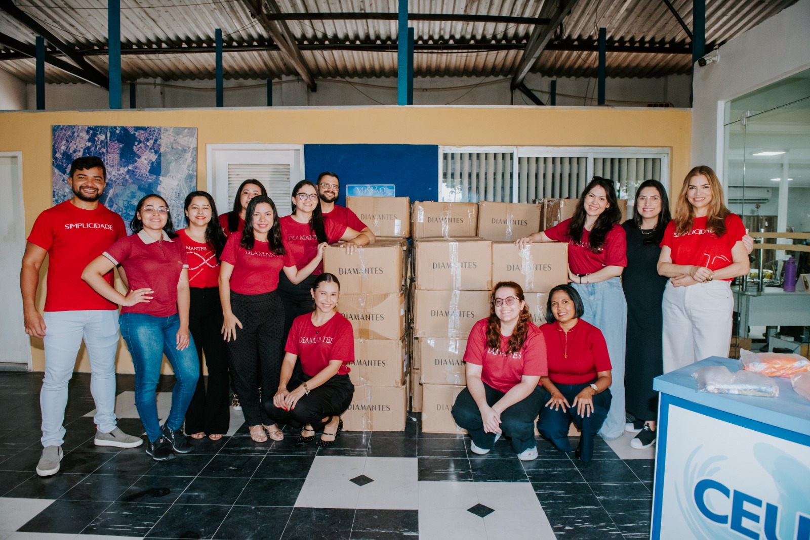 Grupo Diamantes realiza primeira iniciativa solidária em parceria com CEU