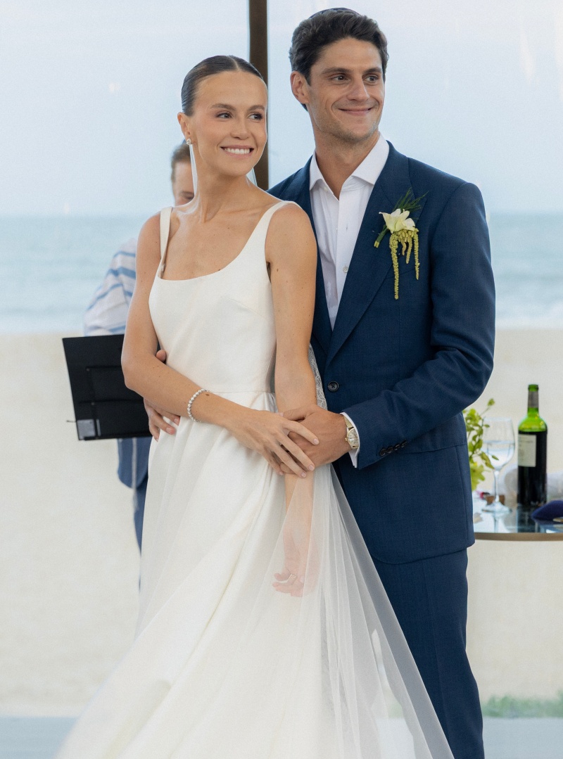Marina Gold celebra casamento luxuoso e intimista em Trancoso