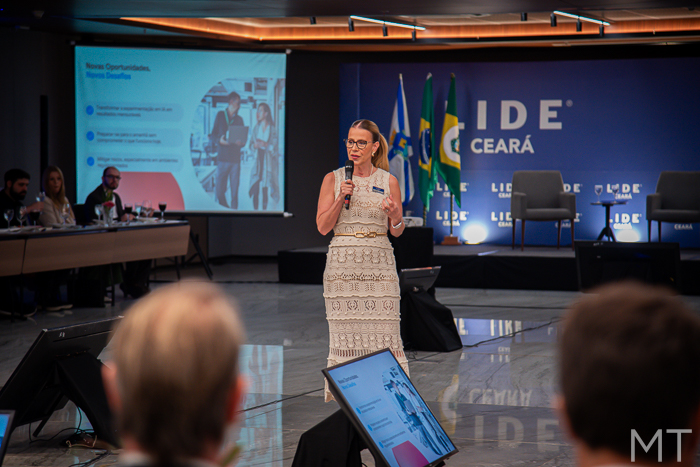 Lide Ceará discute tecnologia em almoço com Milena Leal
